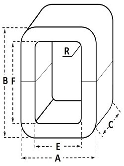 High Frequency C Type Core